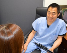 医師によるカウンセリング